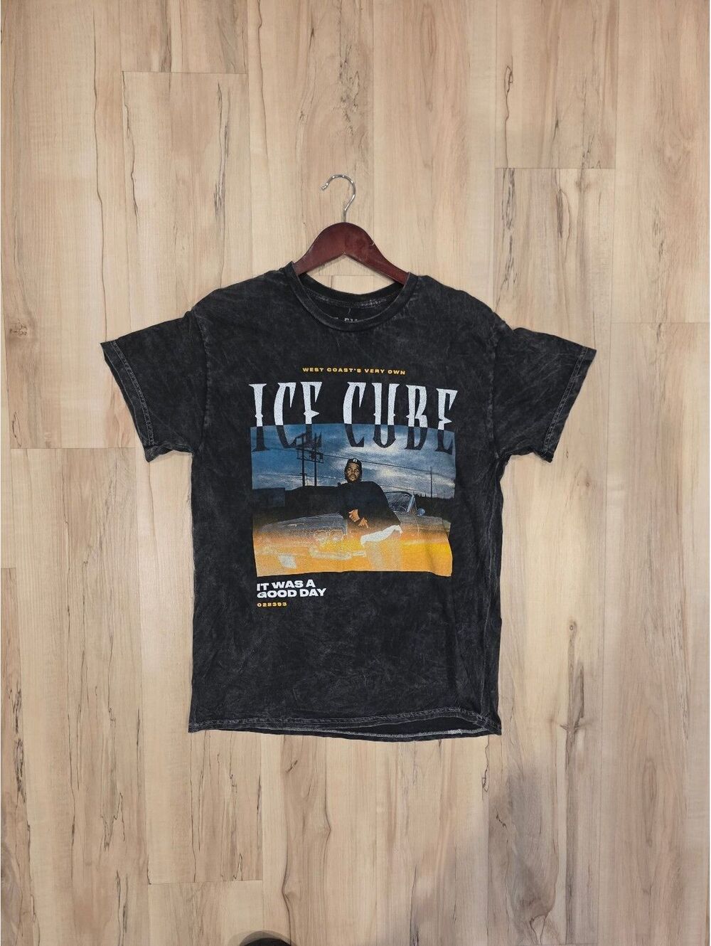 Ice Cube It Was A Good Day Graphic T-Shirt Medium Black